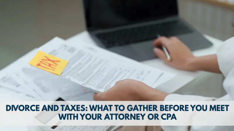 Divorce and Taxes
