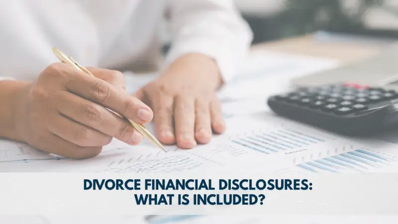Divorce financial disclosures